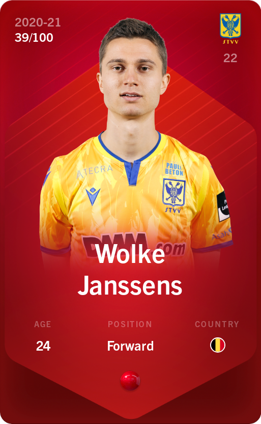 Sorare - Sorare Official - Wolke Janssens 2020-21 • Rare 39/100 - NFT # 81716431803302495237312108276380803724119344064547294690594179469933698106349