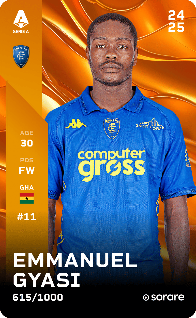 Emmanuel Gyasi 2024-25 • Limited 615/1000