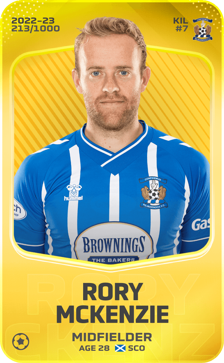 Rory McKenzie 2022-23 • Limited 213/1000