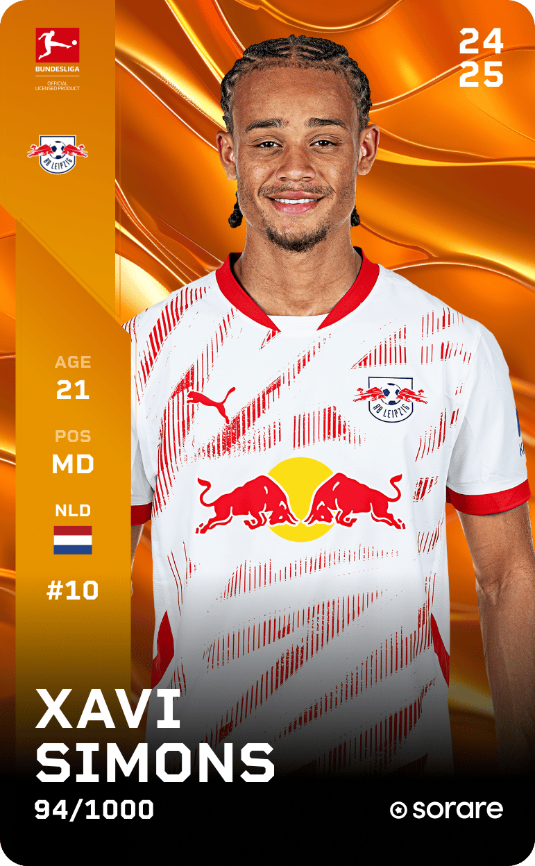 Xavi Simons 2024-25 • Limited 94/1000