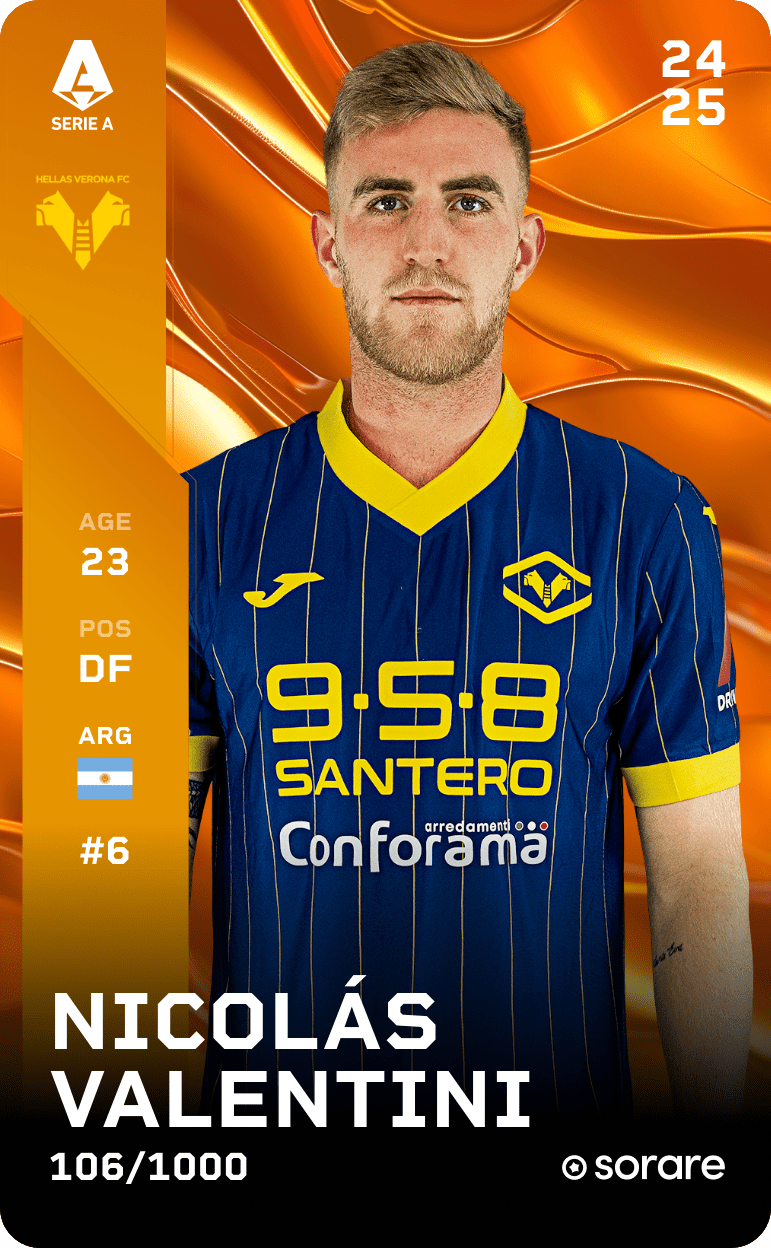 Nicolás Valentini 2024-25 • Limited 106/1000