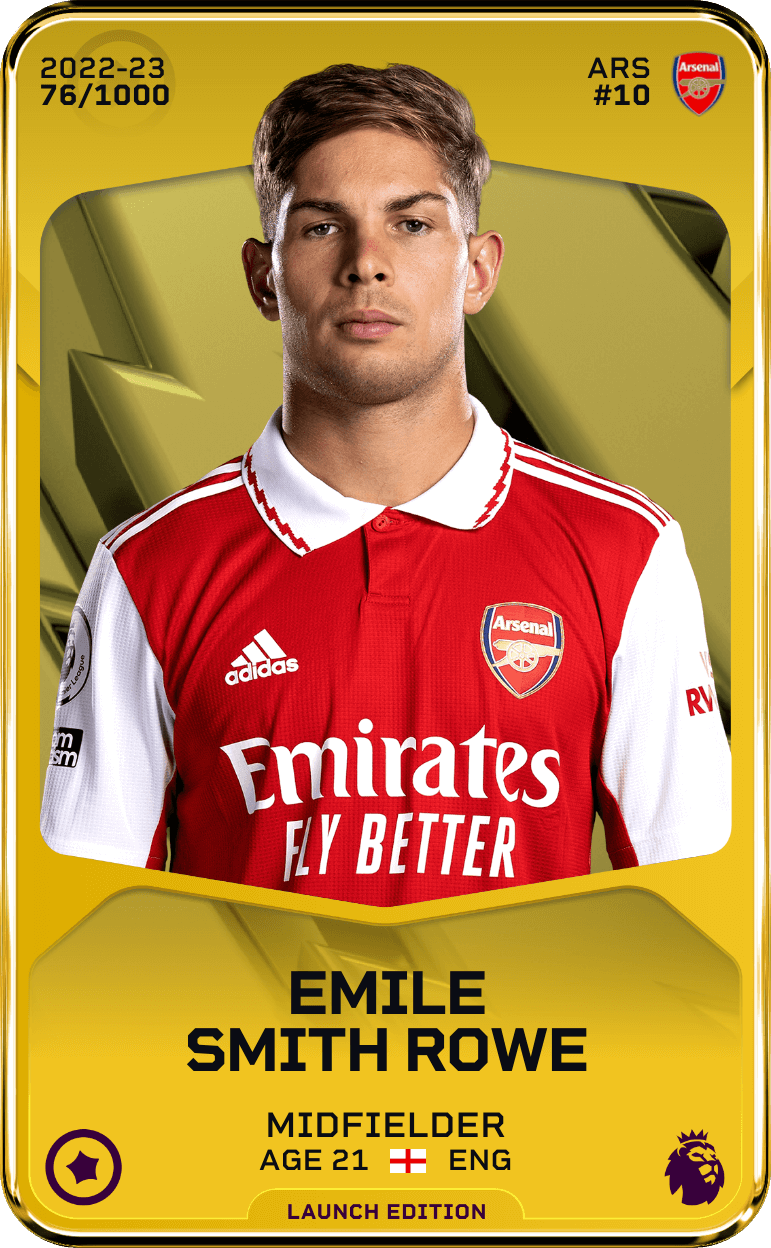 Emile Smith Rowe 2022-23 • Limited 76/1000