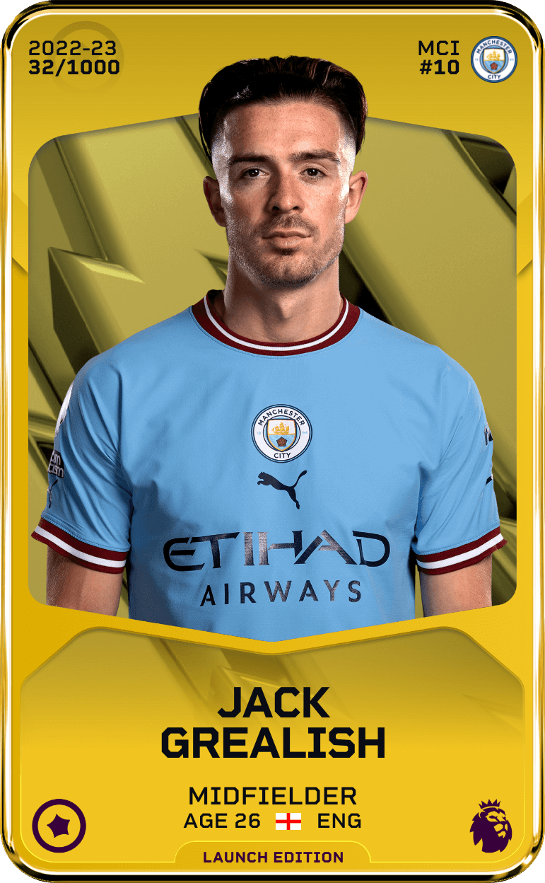 Jack Grealish 2022-23 • Limited 32/1000