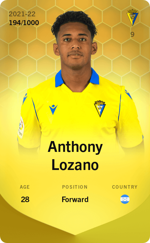 Anthony Lozano 2021-22 • Limited 194/1000