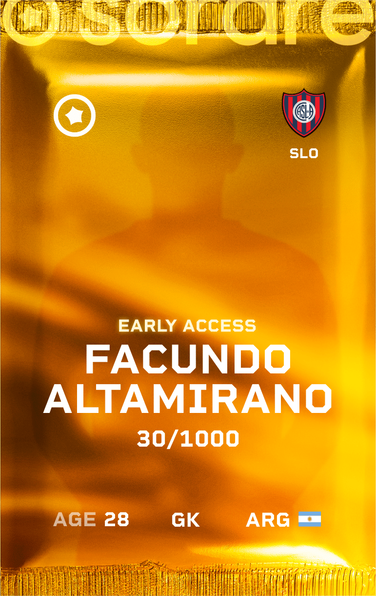 Facundo Altamirano 2025-26 • Limited 30/1000