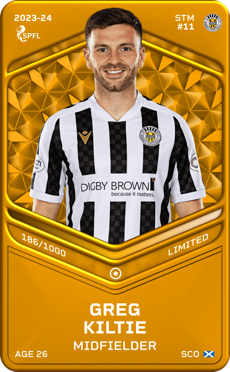 Greg Kiltie 2023-24 • Limited 186/1000