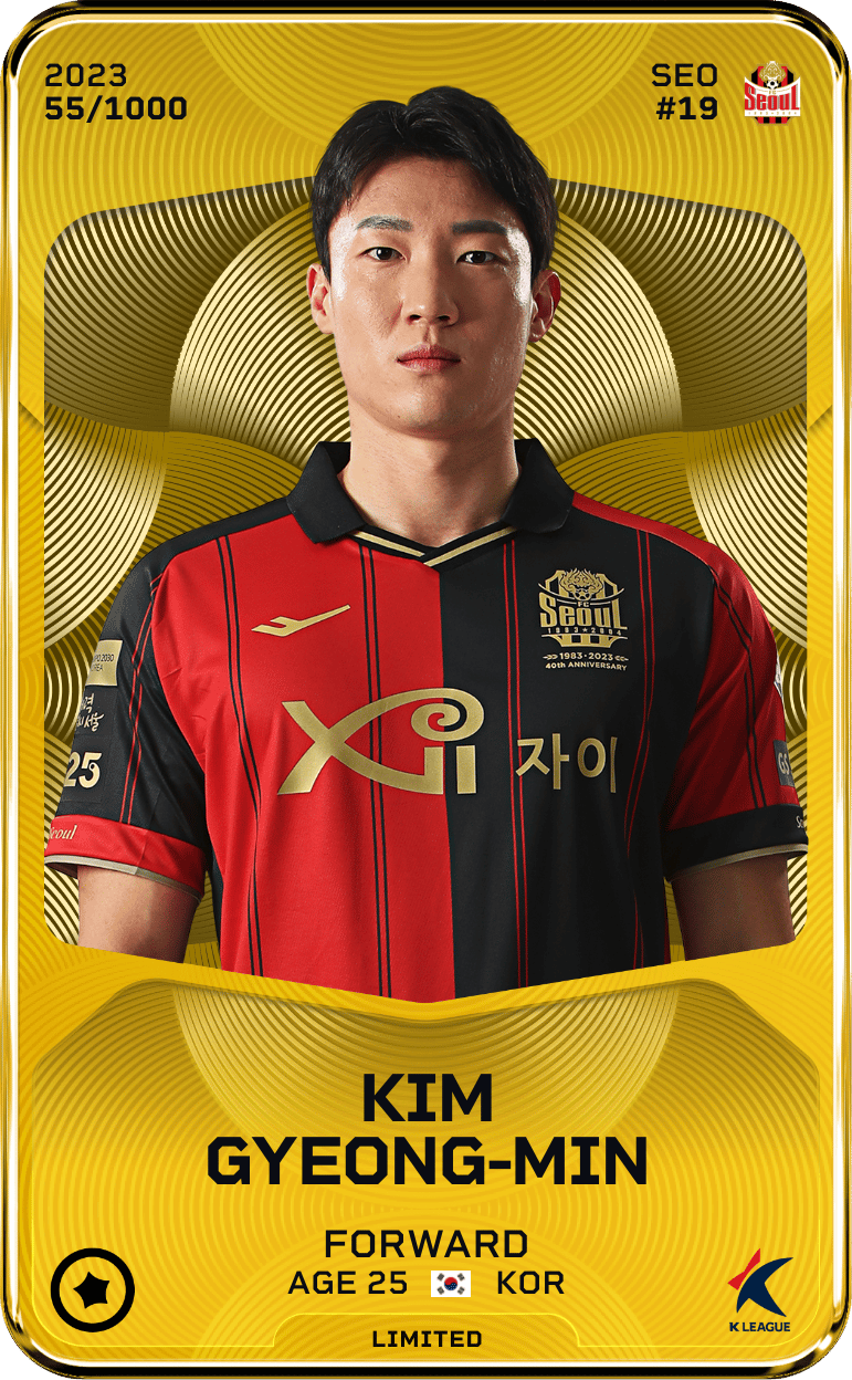 Kim Gyeong-Min 2023-24 • Limited 55/1000