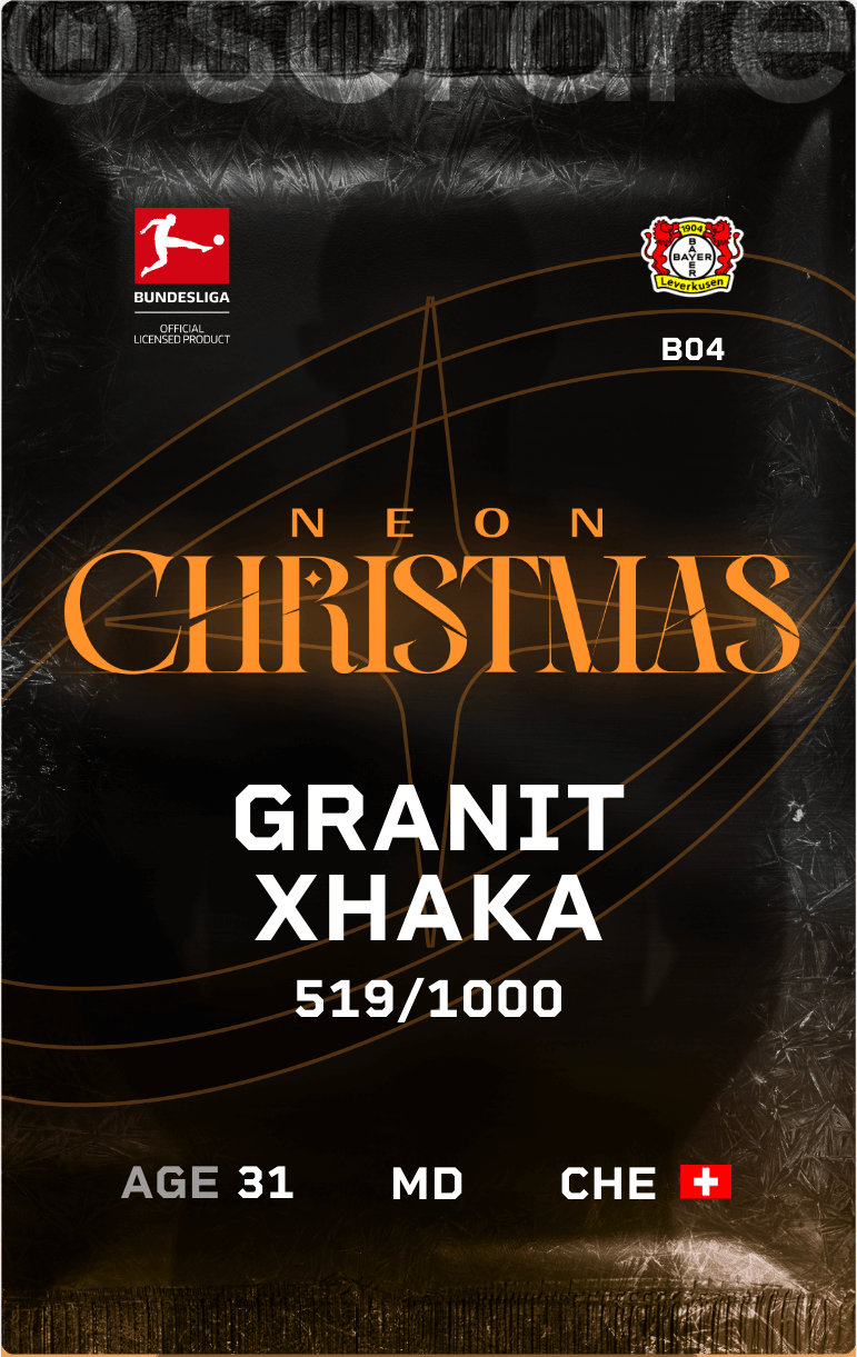 Granit Xhaka 2024-25 • Limited 519/1000