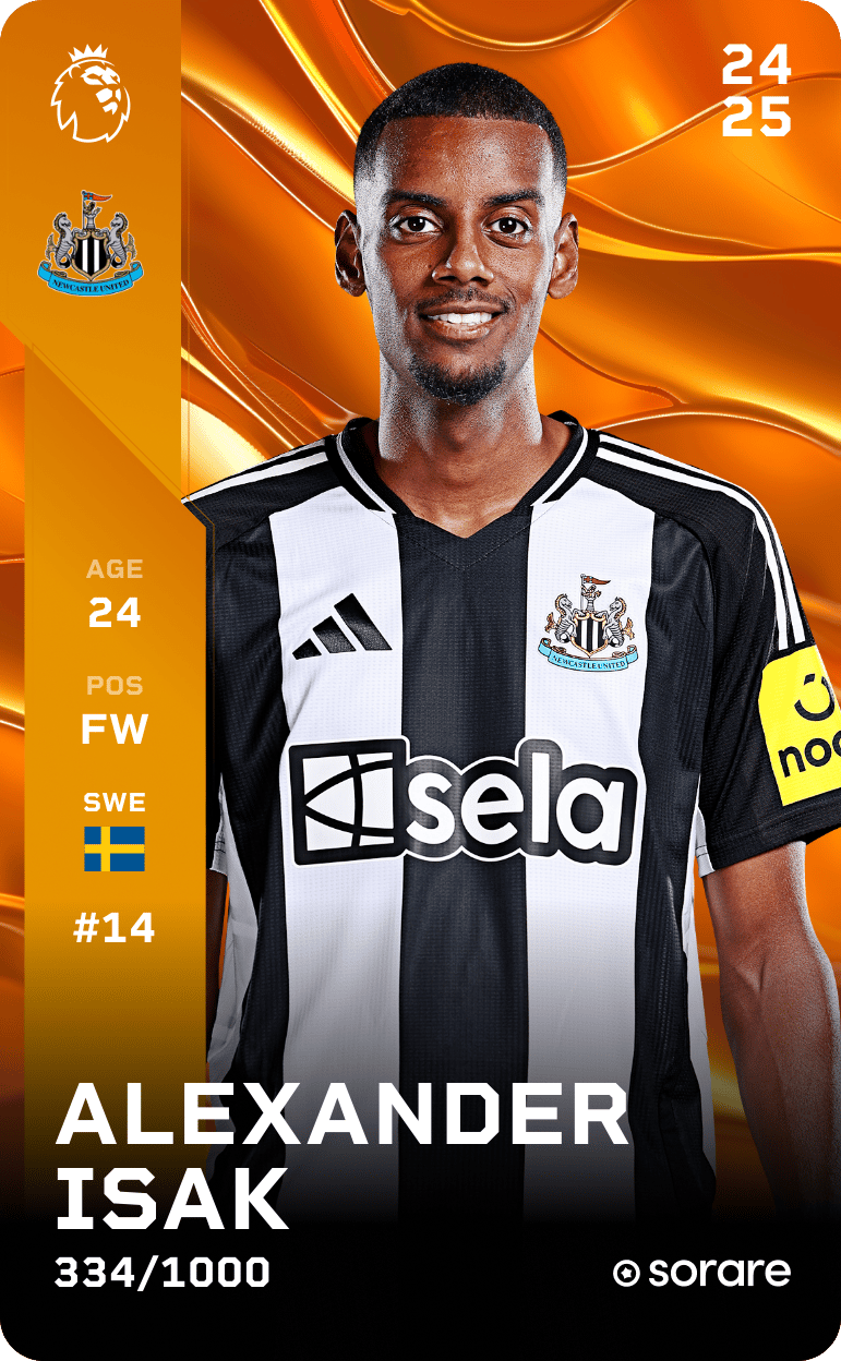 Alexander Isak 2024-25 • Limited 334/1000