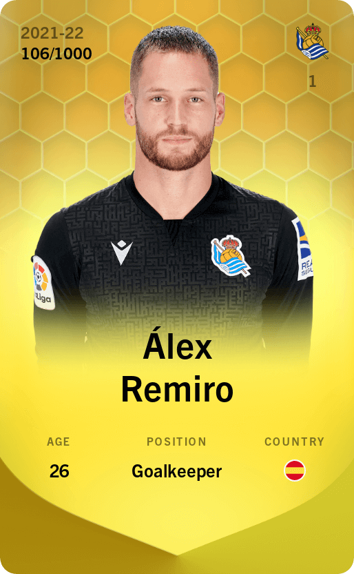 Álex Remiro 2021-22 • Limited 106/1000
