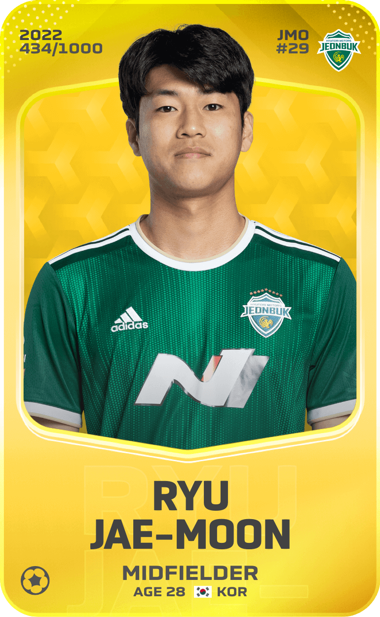 Ryu Jae-Moon 2022-23 • Limited 434/1000