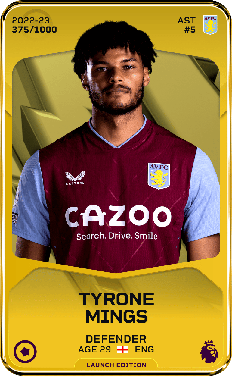 Tyrone Mings 2022-23 • Limited 375/1000