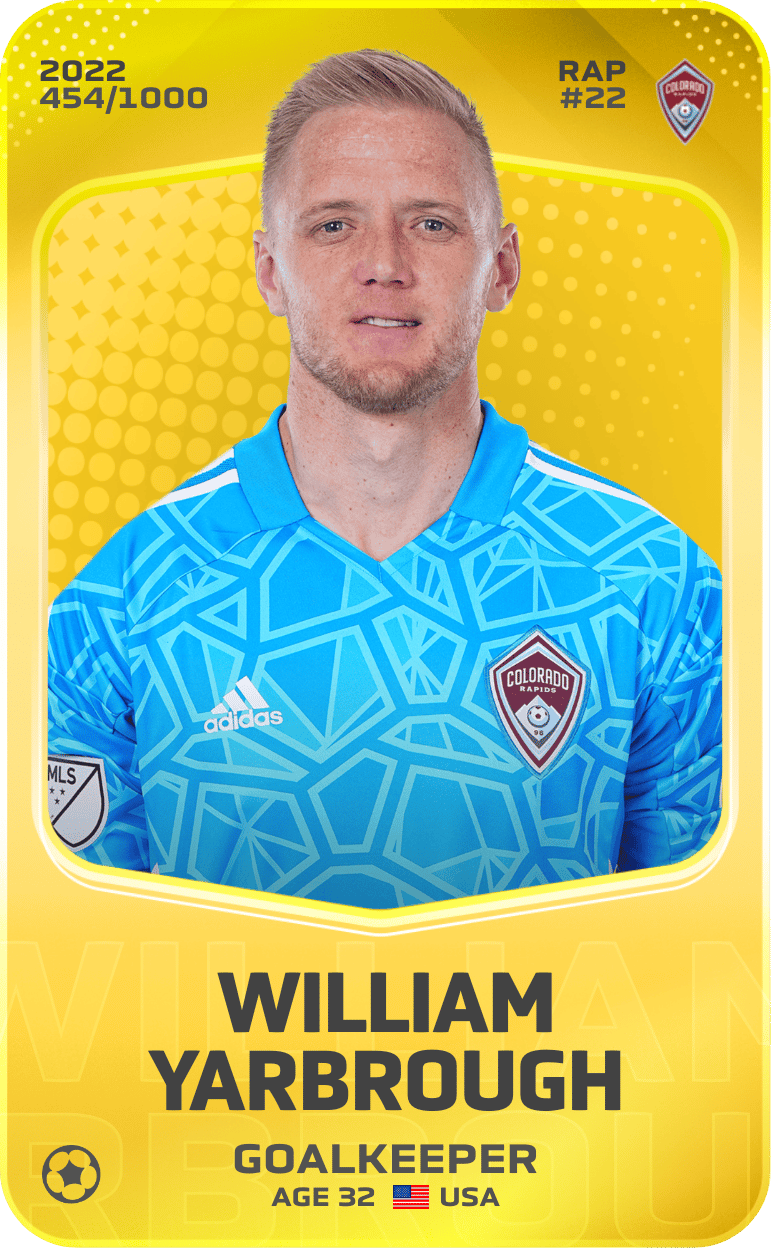 William Yarbrough 2022-23 • Limited 454/1000