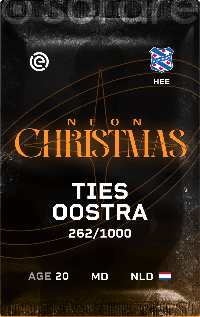 Ties Oostra 2024-25 • Limited 262/1000