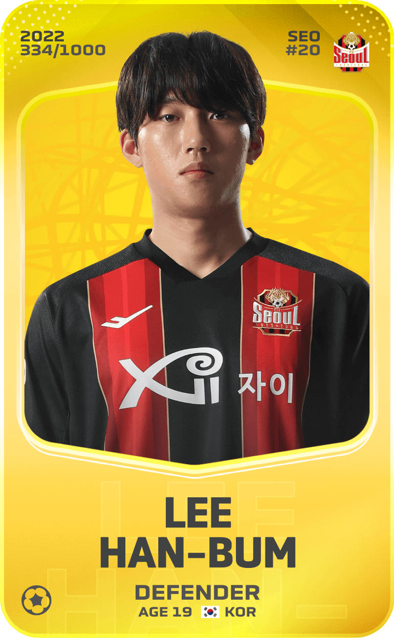 Lee Han-Bum 2022-23 • Limited 334/1000