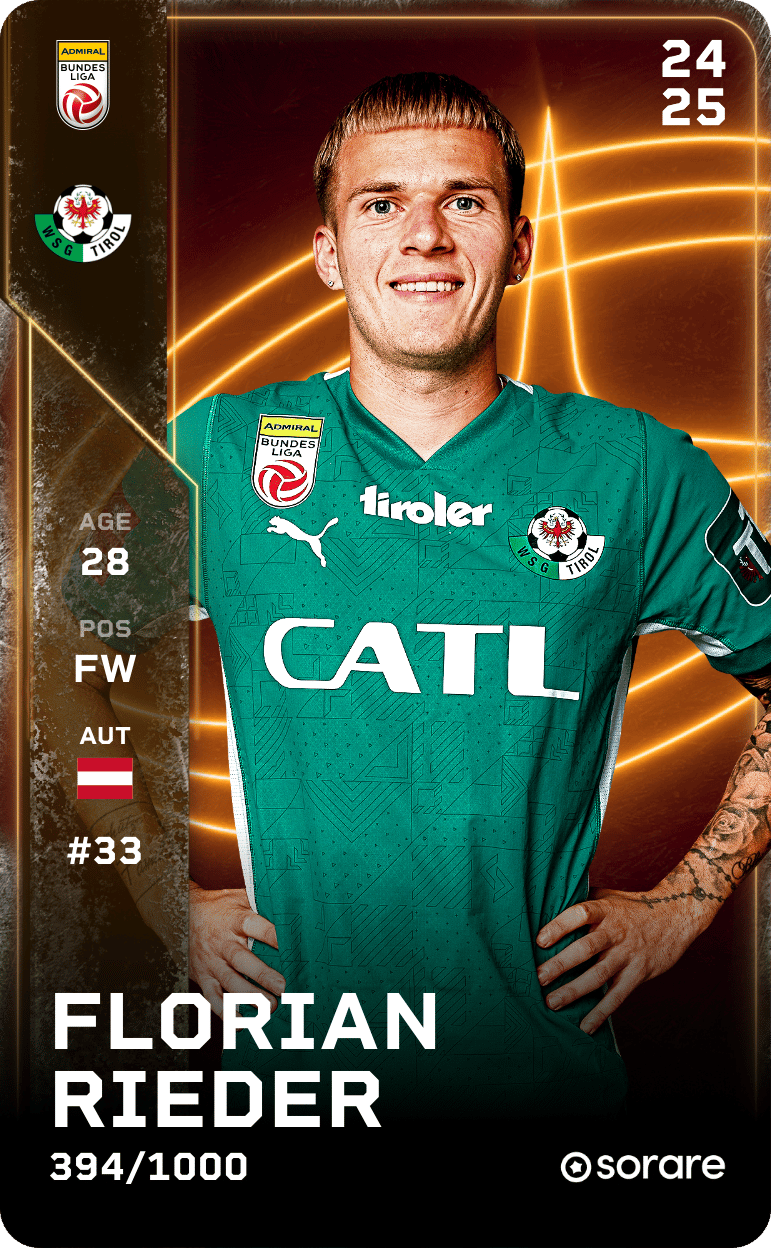 Florian Rieder 2024-25 • Limited 394/1000