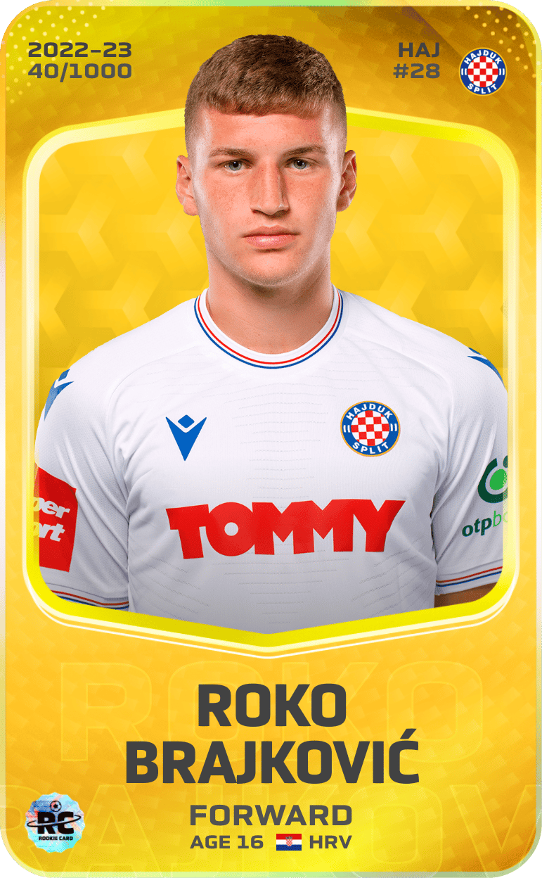 Roko Brajković 2022-23 • Limited 40/1000