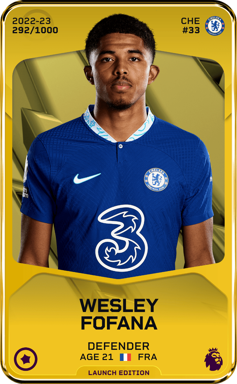 Wesley Fofana 2022-23 • Limited 292/1000