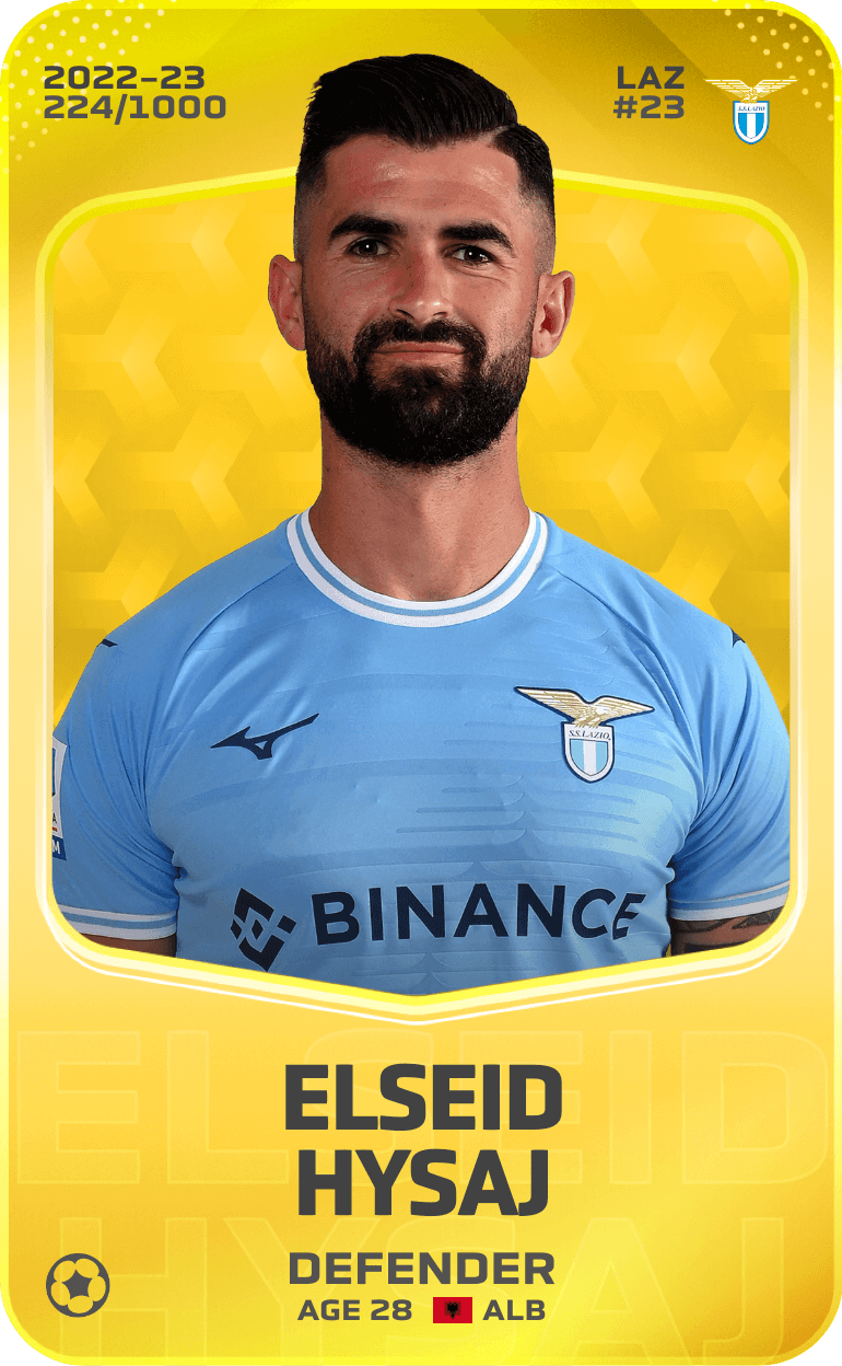 Elseid Hysaj 2022-23 • Limited 224/1000
