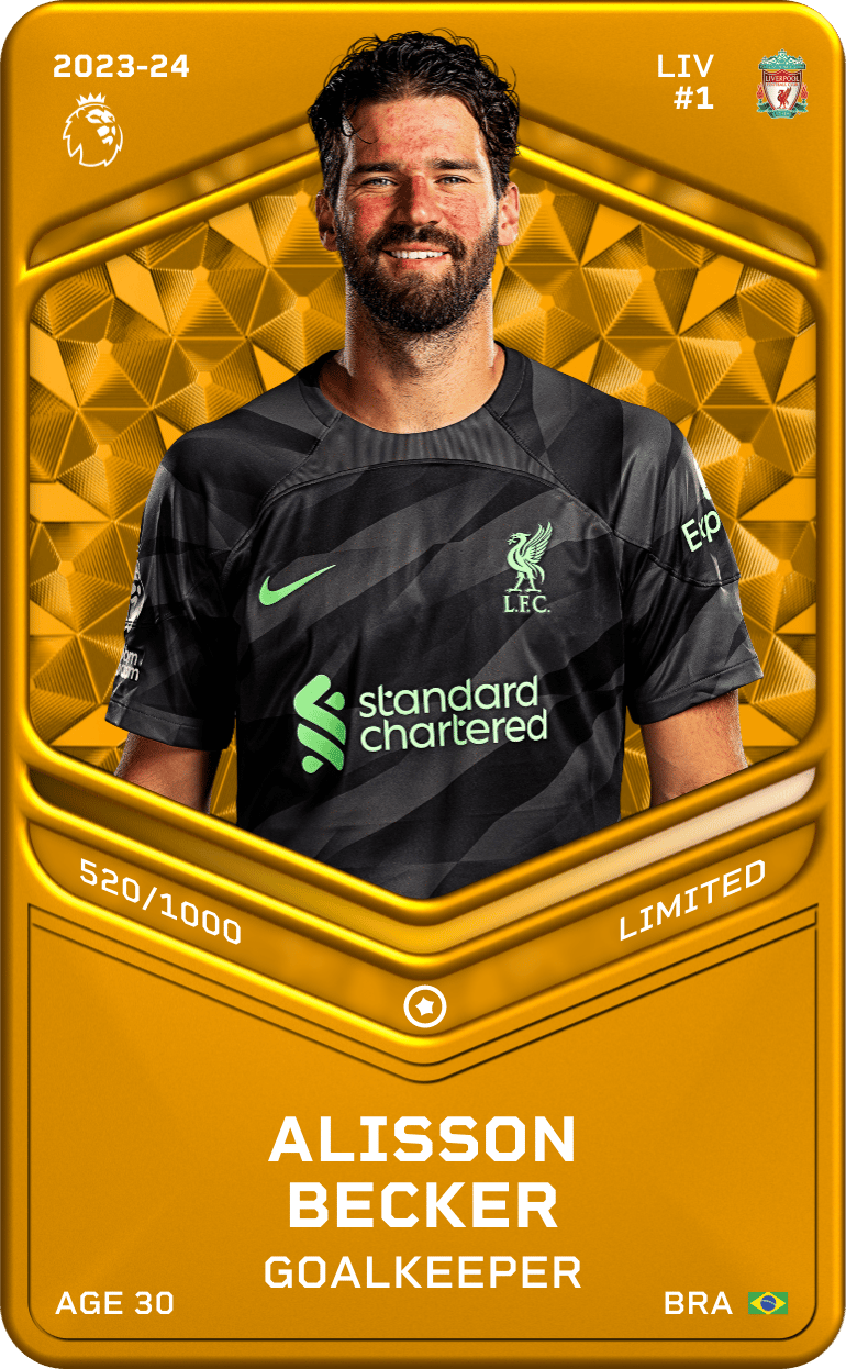 Alisson Becker 2023-24 • Limited 520/1000