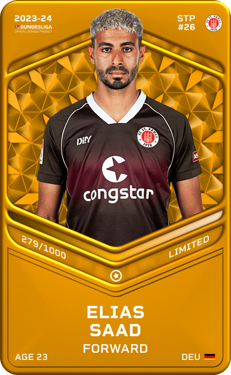 Elias Saad 2023-24 • Limited 279/1000