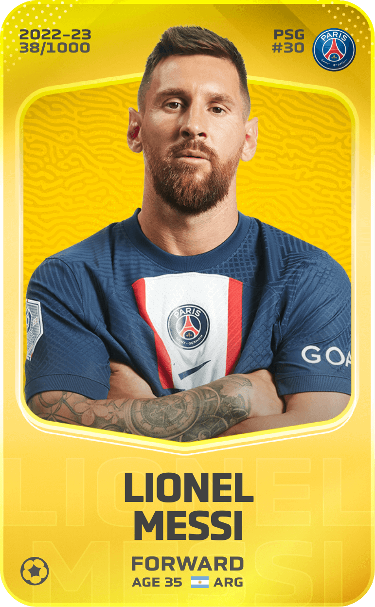 Lionel Messi 2022-23 • Limited 38/1000
