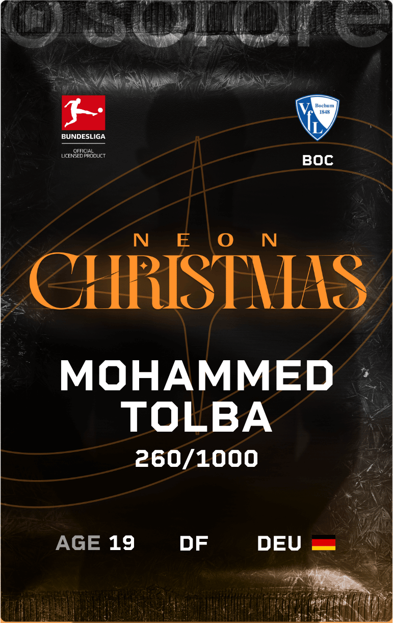 Mohammed Tolba 2024-25 • Limited 260/1000