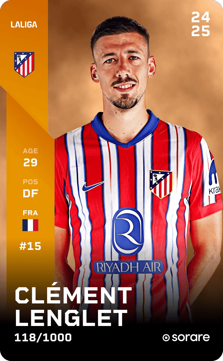 Clément Lenglet 2024-25 • Limited 118/1000