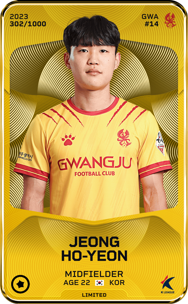 Jeong Ho-Yeon 2023-24 • Limited 302/1000