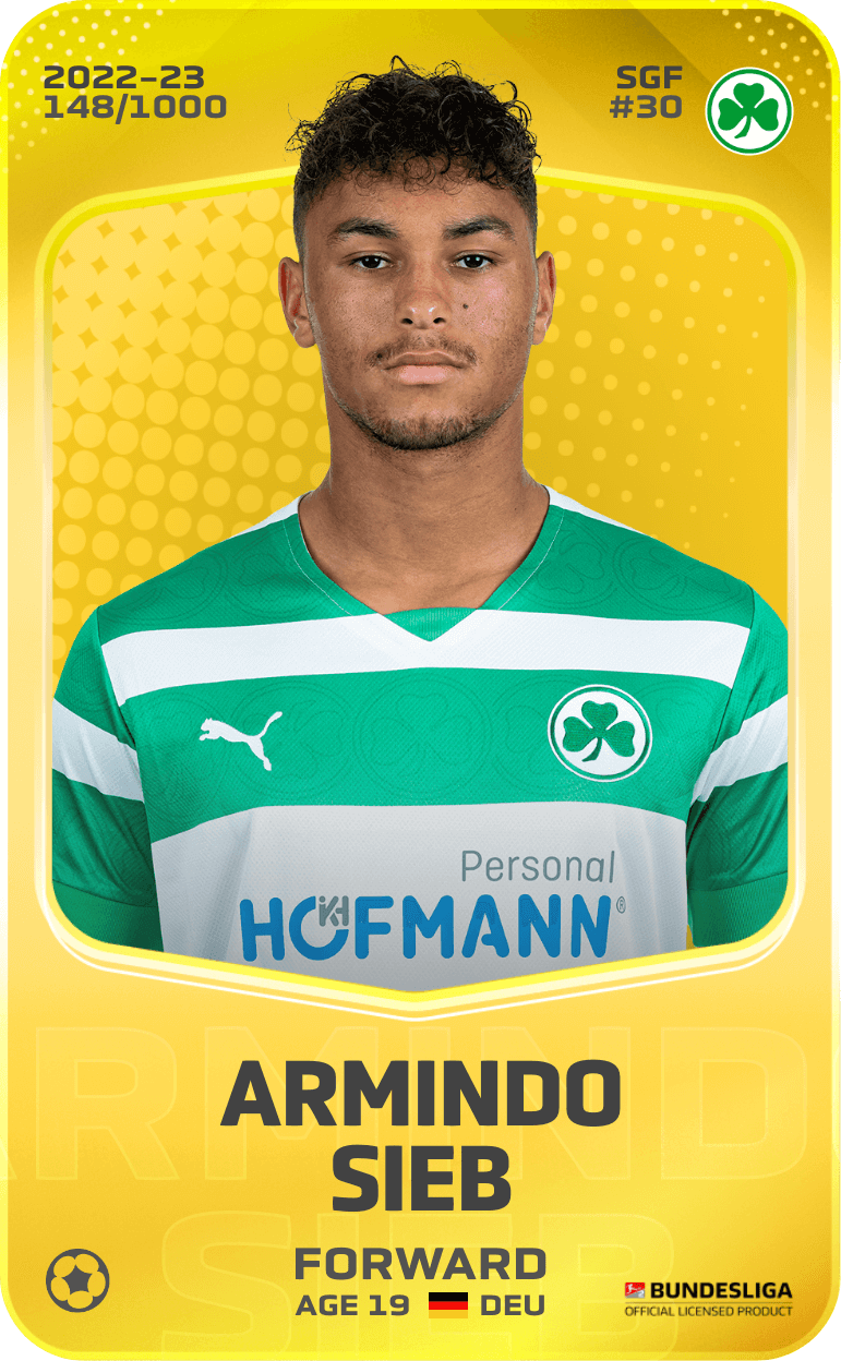 Armindo Sieb 2022-23 • Limited 148/1000