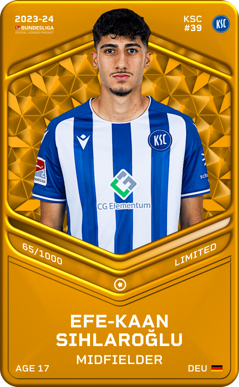 Efe-Kaan Sihlaroğlu 2023-24 • Limited 65/1000