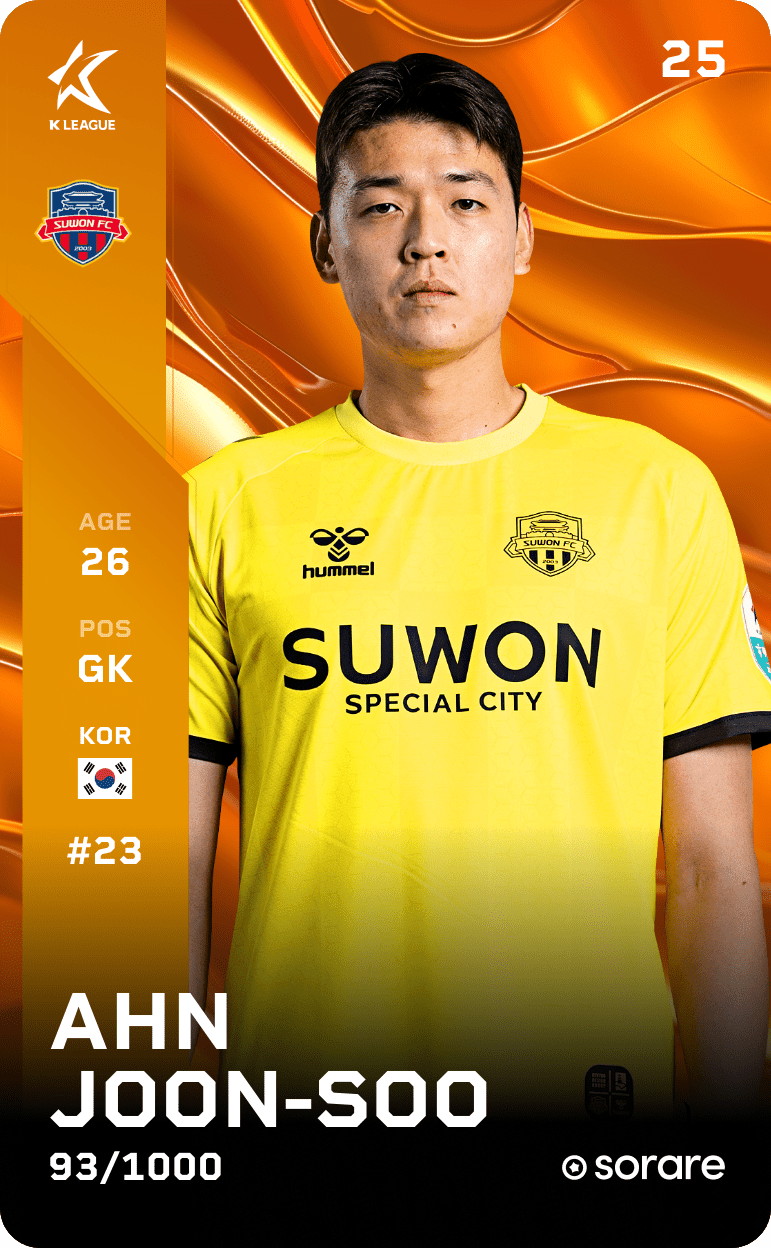 Ahn Joon Soo 2025-26 • Limited 93/1000