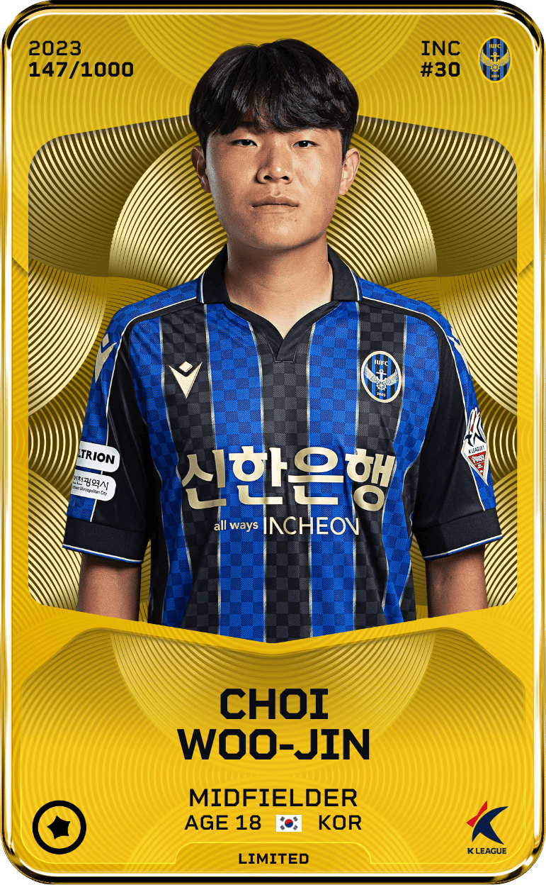 Choi Woo-Jin 2023-24 • Limited 147/1000