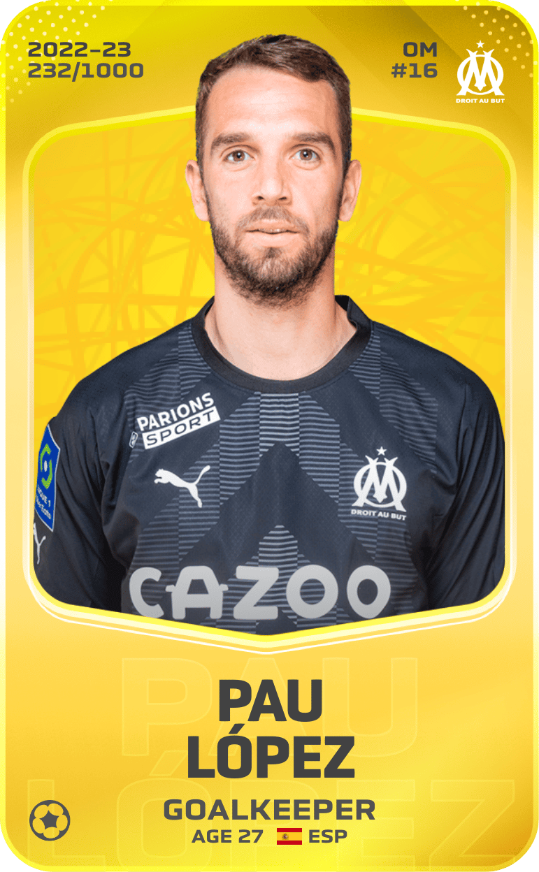 Pau López 2022-23 • Limited 232/1000