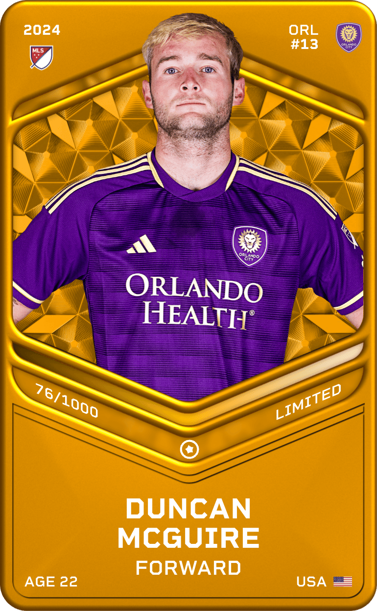 Duncan McGuire 2024-25 • Limited 76/1000
