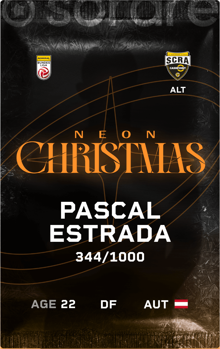 Pascal Estrada 2024-25 • Limited 344/1000