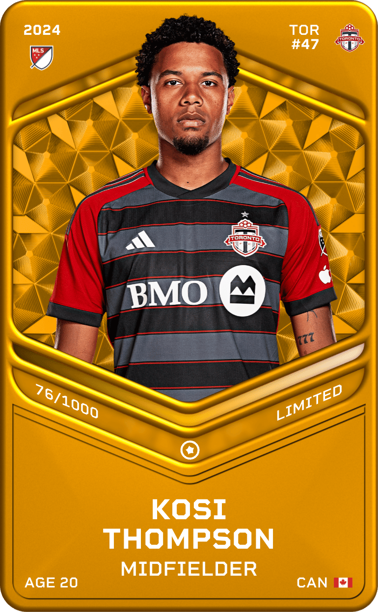 Kosi Thompson 2024-25 • Limited 76/1000