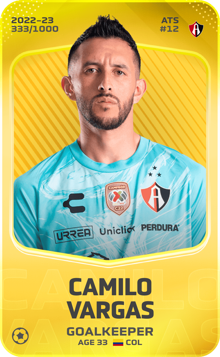 Camilo Vargas 2022-23 • Limited 333/1000