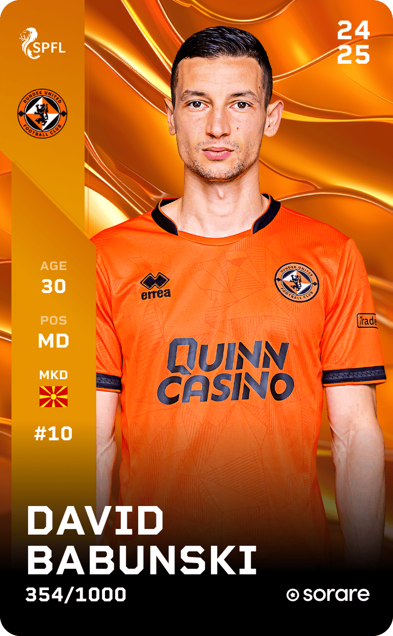 David Babunski 2024-25 • Limited 354/1000