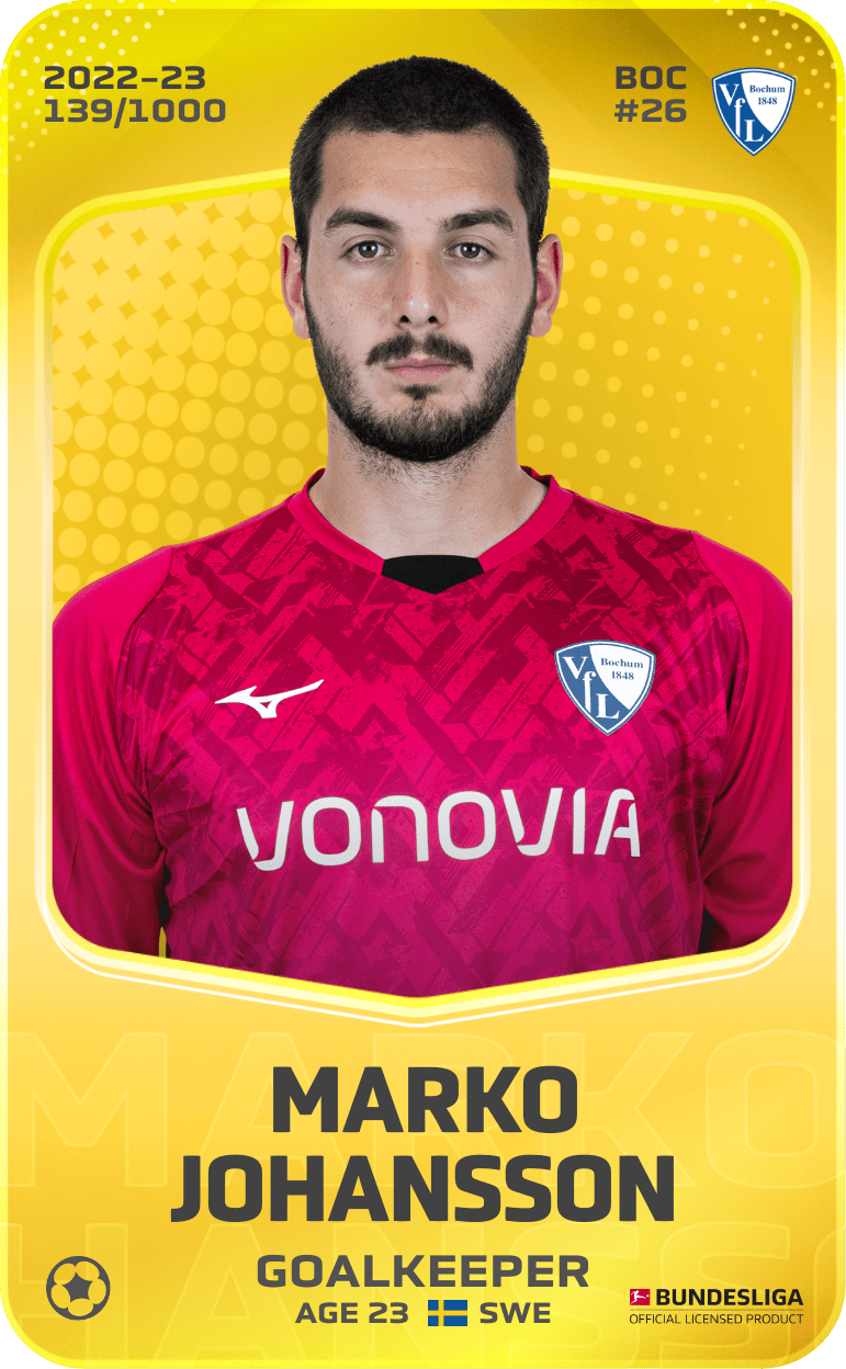 Marko Johansson 2022-23 • Limited 139/1000