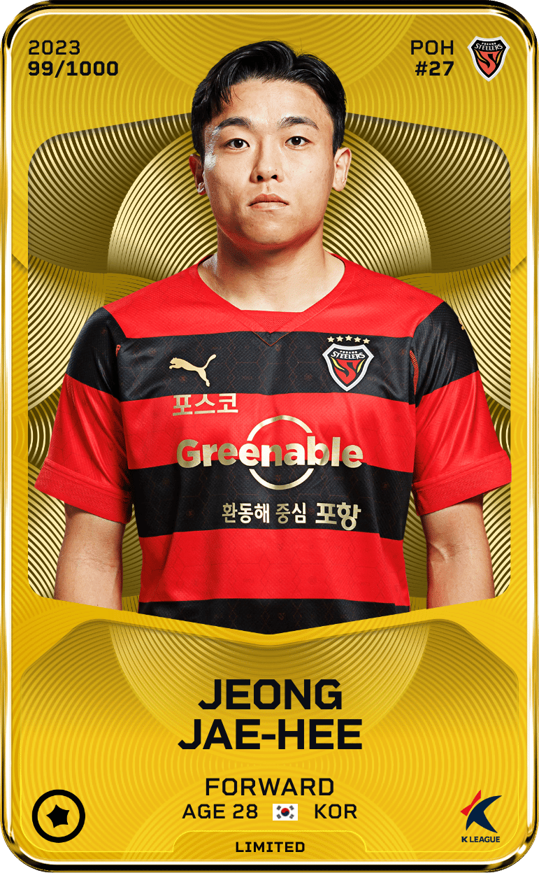 Jeong Jae-Hee 2023-24 • Limited 99/1000