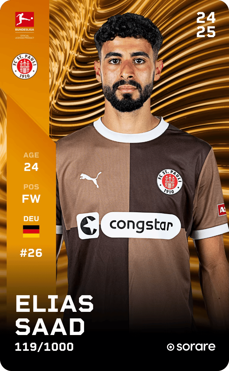 Elias Saad 2024-25 • Limited 119/1000