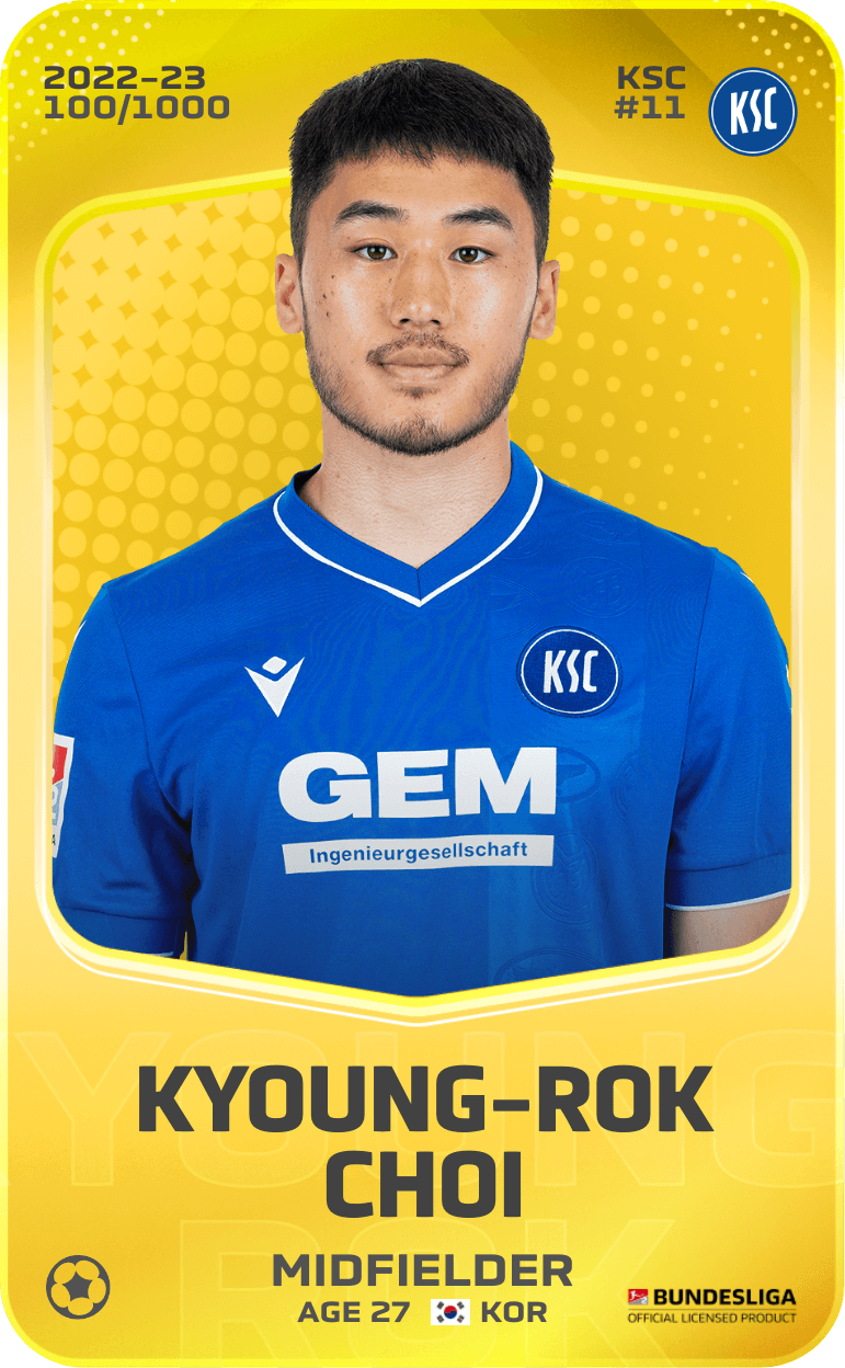 Kyoung-Rok Choi 2022-23 • Limited 100/1000