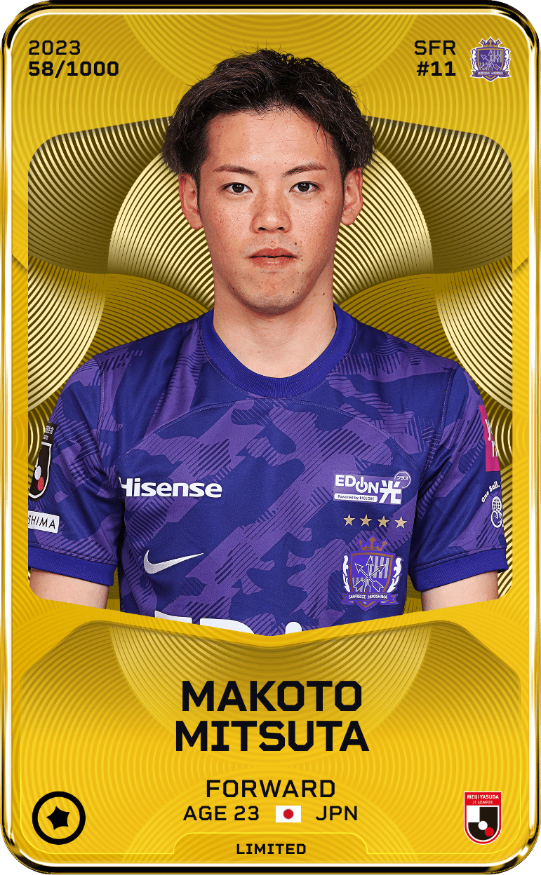 Makoto Mitsuta 2023-24 • Limited 58/1000