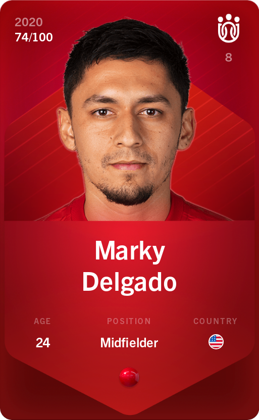Sorare - Sorare Official - Marky Delgado 2020-21 • Rare 74/100 - NFT # 73055930955237316632951172898898877950264182509934465755762724298429724317512
