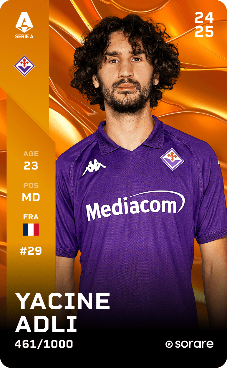 Yacine Adli 2024-25 • Limited 461/1000