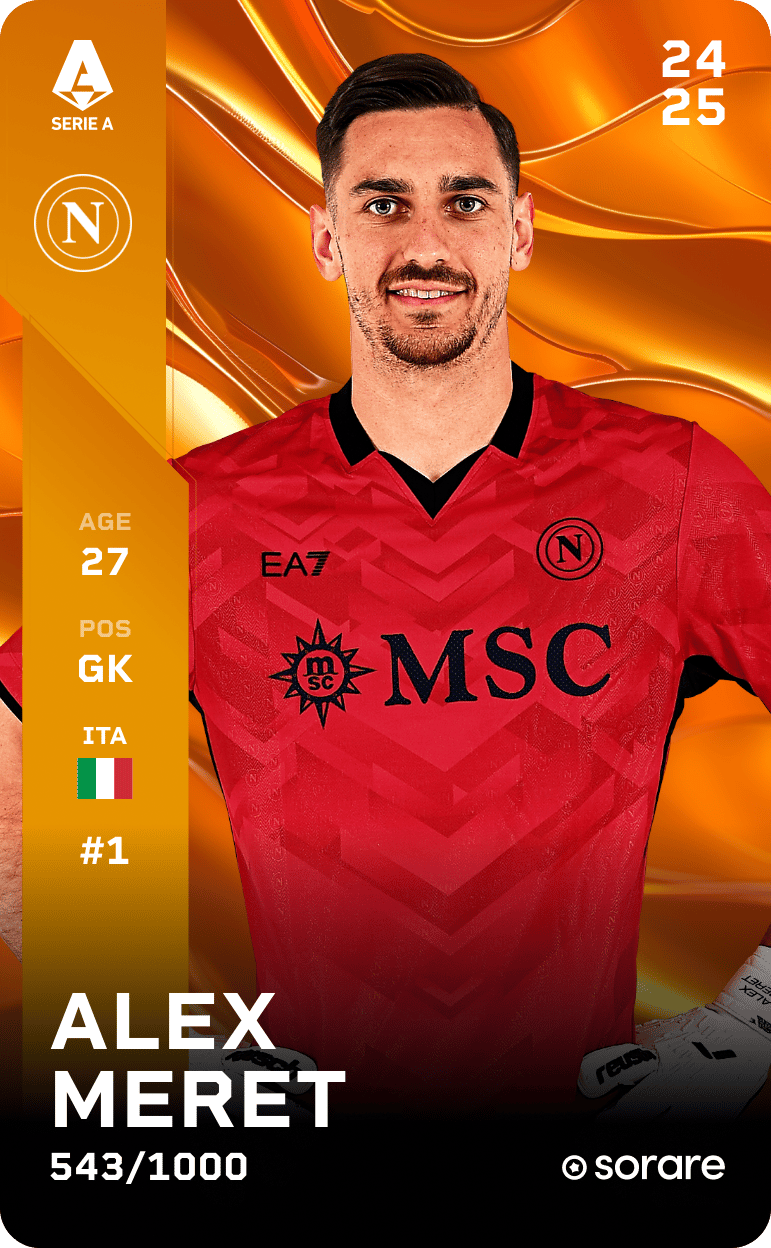 Alex Meret 2024-25 • Limited 543/1000