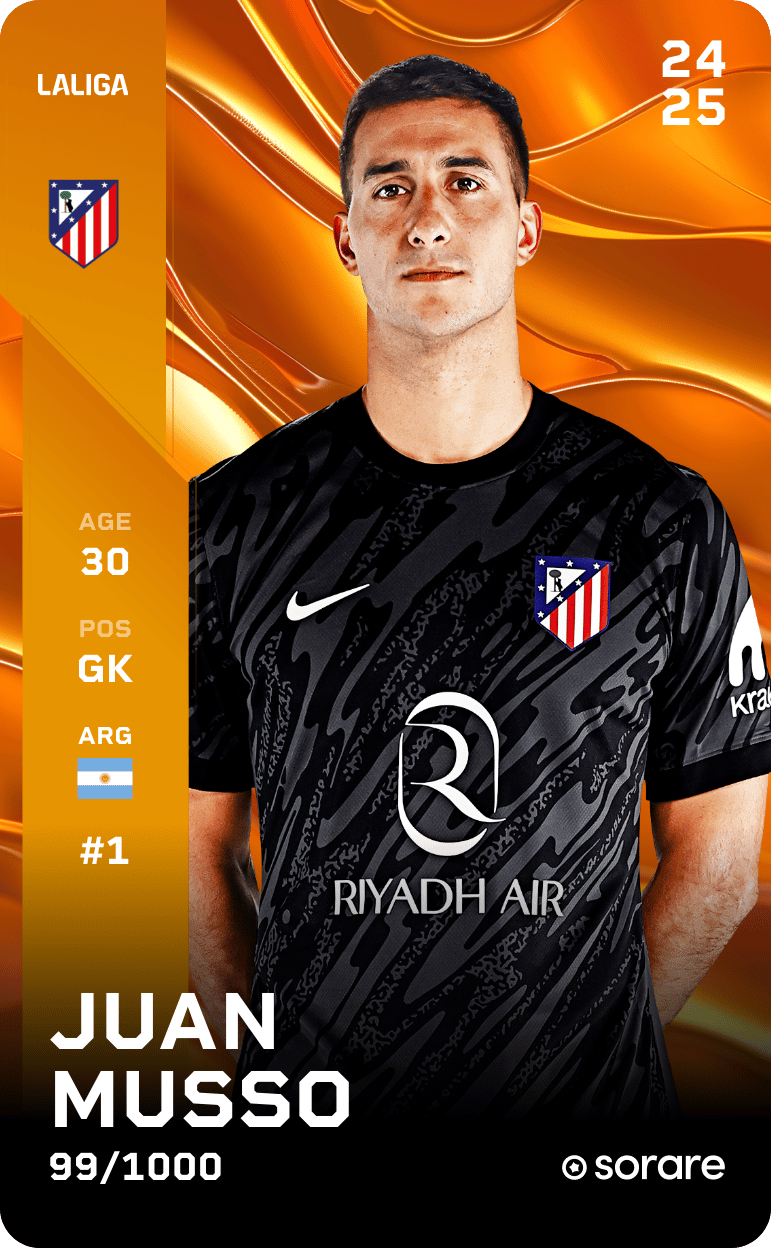 Juan Musso 2024-25 • Limited 99/1000