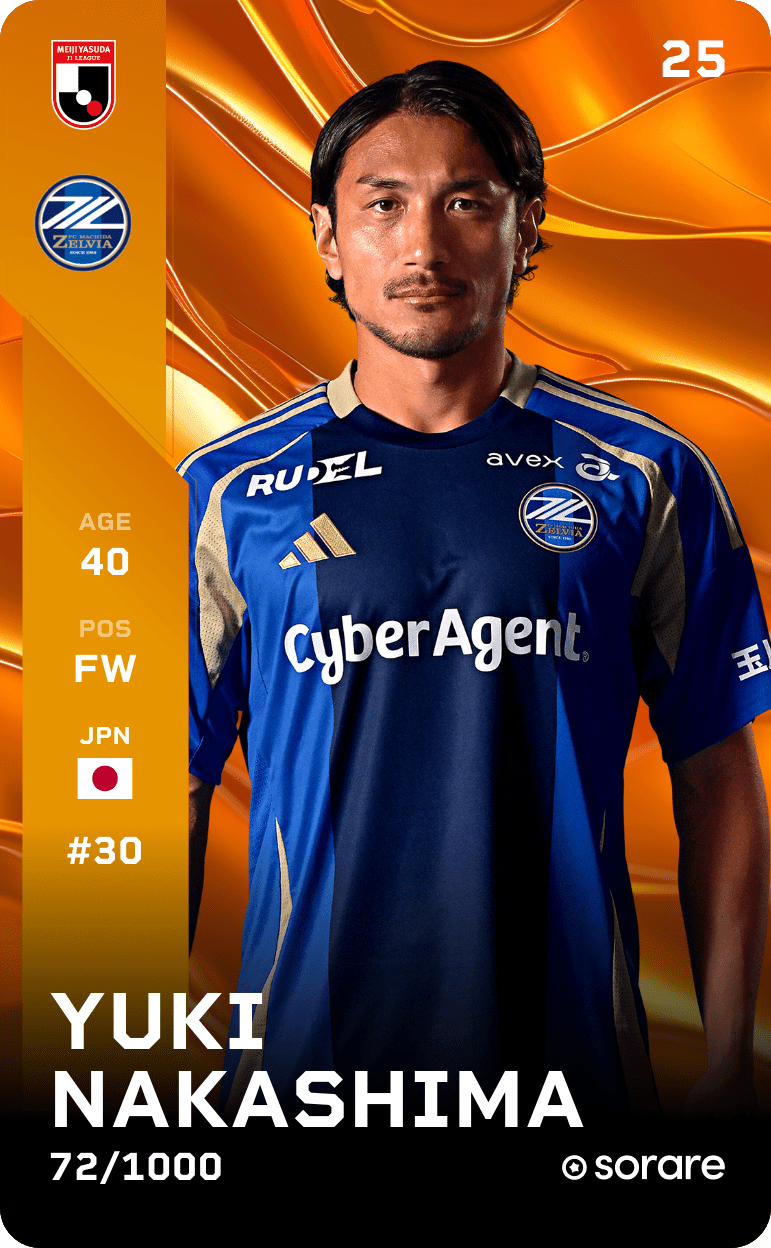 Yuki Nakashima 2025-26 • Limited 72/1000