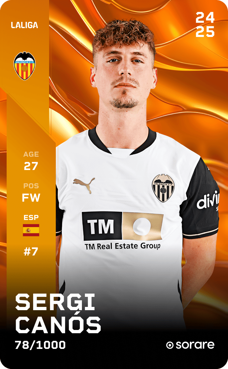 Sergi Canós 2024-25 • Limited 78/1000